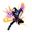 Dark Magician blader tattoo design idea