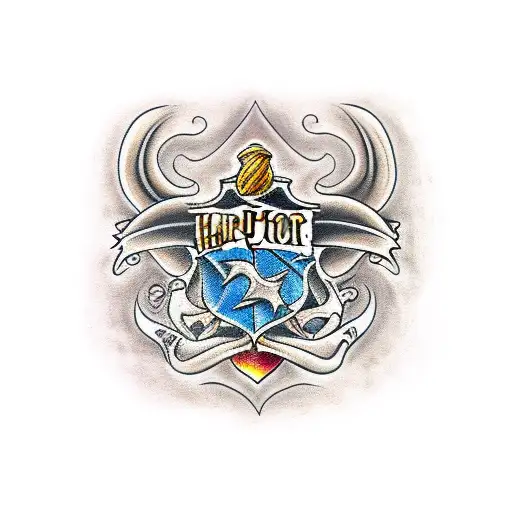 harry potter and friends serial  tattoo design idea