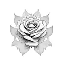 flower marihuana tattoo design idea