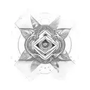 alas con ojo tattoo design idea