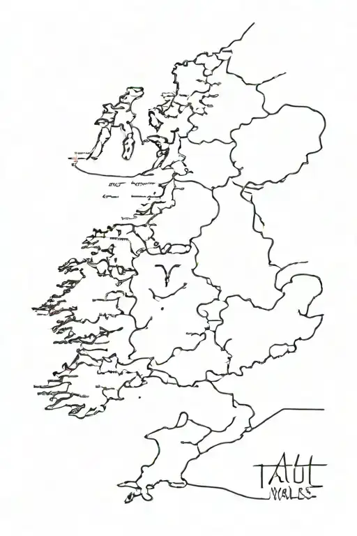 Italy wales Ireland Scotland england tattoo design idea