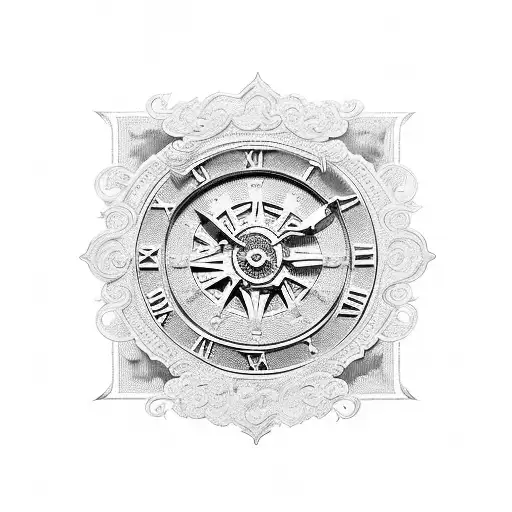 Roman numerals tattoo design idea