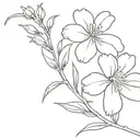 sweet williams tattoo design idea