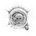 Plato's cave seeing the light tattoo design idea