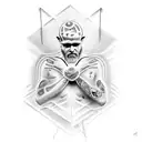 Plato's cave seeing the light tattoo design idea