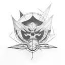 Plato's cave tattoo design idea