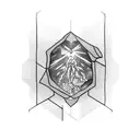 Plato's cave tattoo design idea