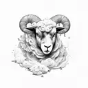 black sheep tattoo design idea