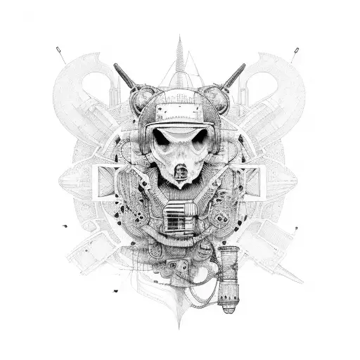 aircraft tattoo design idea