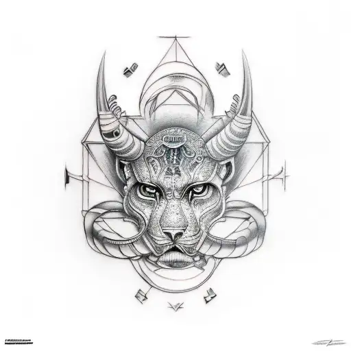 gemini tattoo design idea