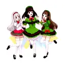 trebol de 4 hojas tattoo design idea