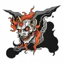 Disaster tattoo design idea