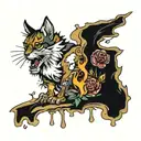 Disaster tattoo design idea