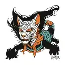 Disaster tattoo design idea