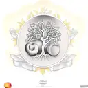 tree with oranges, apples and peaches tattoo design idea