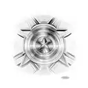 Captain America shield TMNT tattoo design idea