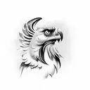 gryphon tattoo design idea