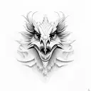 gryphon tattoo design idea