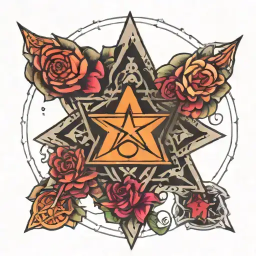 Merkabah tattoo design idea