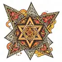 Merkabah tattoo design idea