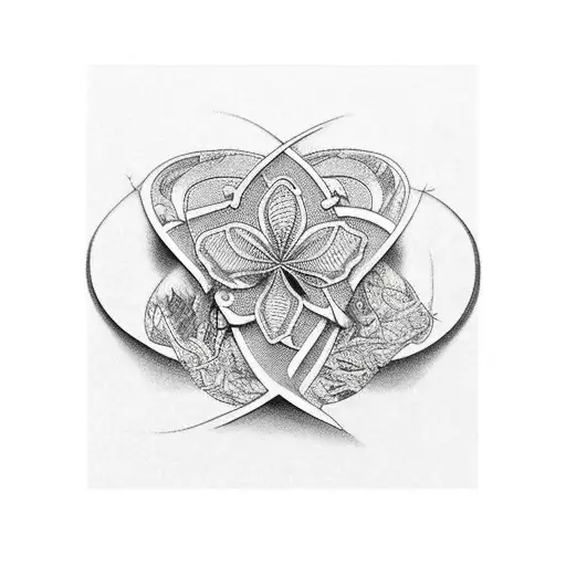 puzzle tattoo design idea