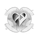 heart puzzle tattoo design idea