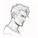 a hardworking man with burning emotions inside him but he always fails and falls down but he raises like a phonix  tattoo design idea