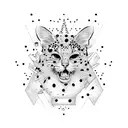 trash polka tattoo design idea