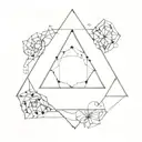 Incorporate a diamond shape into a mandala design symbolizing balance and spirituality tattoo design idea