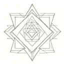 Incorporate a diamond shape into a mandala design symbolizing balance and spirituality tattoo design idea