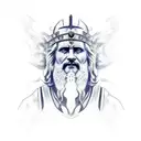 Incorporating Zeus's face into the design sounds captivating! We can create a composition where Zeus's face is the focal tattoo design idea