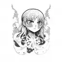 black clover tattoo design idea