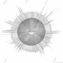 dawning sun in a wheat field tattoo design idea