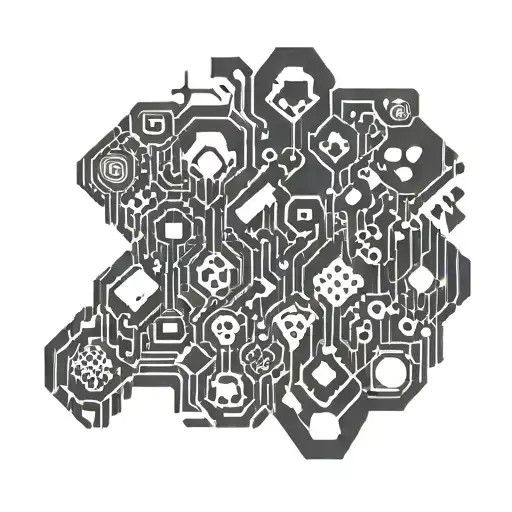 matrix code numbers tattoo design idea