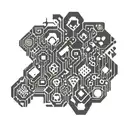 matrix code numbers tattoo design idea
