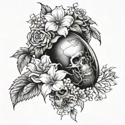 not fragile like a flower, fragile like a bomb tattoo design idea