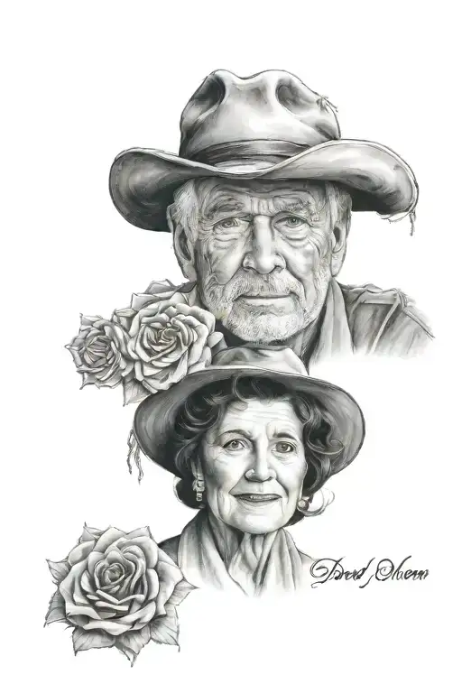 Photo of dad and mom tattoo tattoo design idea