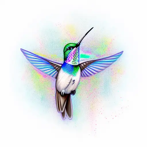 Hummingbird Patronus tattoo design idea