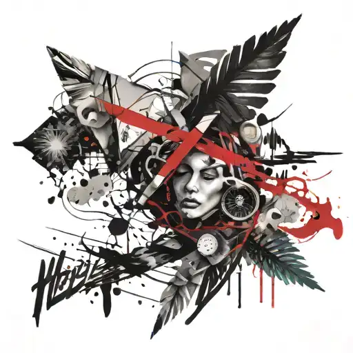 HEY JUDE tattoo design idea