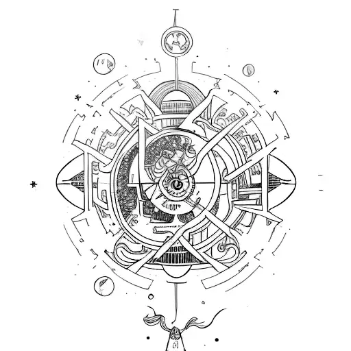 "The Alchemist" Book Cover. tattoo design idea