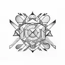 the alchemist book cover tattoo design idea
