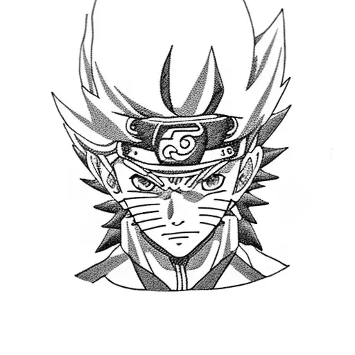 Small Naruto Uzumaki and Hinata Hyuga Tattoo tattoo design idea