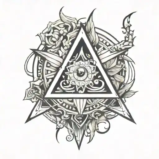 Ophanim tattoo design idea