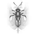  grasshopper tattoo design idea
