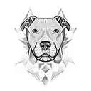 pitbull tattoo design idea