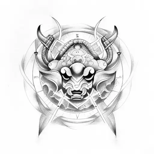 tattoo with the zodiac signs Scorpio, Cancer and Virgo tattoo design idea