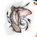 firefly tattoo design idea