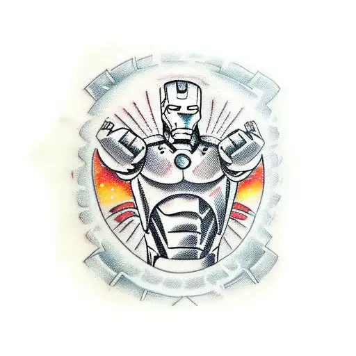 Ironman tattoo design idea