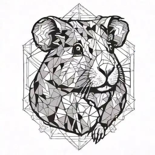 guinea pig tattoo design idea