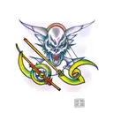 kites scythe from the show hunter X hunter tattoo design idea